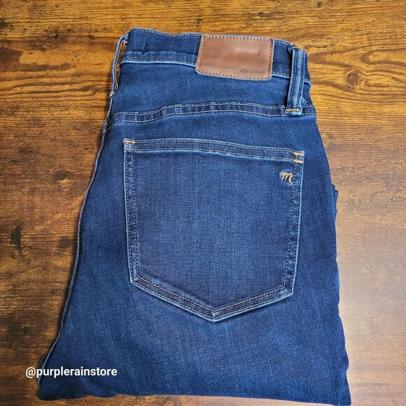 Madewell Jeans Size 28 Skinny 9" High Rise Tummy Control Larkspur Wash F8990 - Picture 3 of 13